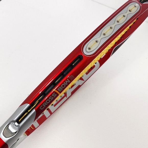 HEAD Crossbow 2 Tennis Racquet 102 in² Excellent Frame 4 1/2 (Worn Grip) w/ Case - Picture 4 of 16